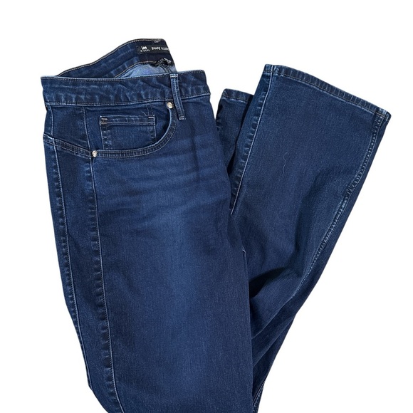 Lee Blue Flare Wide Leg Jeans - Picture 5 of 5